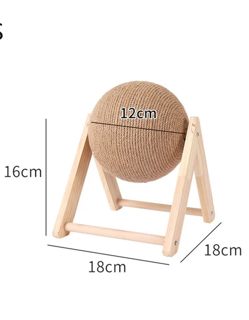 Load image into Gallery viewer, Cat Scratching Ball Toy Kitten Sisal Rope Ball Board Grinding Paws Cats Scratcher Wear-Resistant Pet Furniture Supplies
