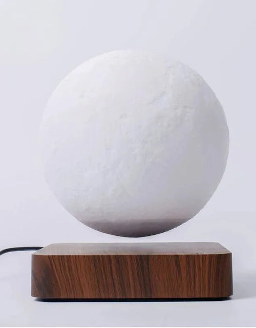 Load image into Gallery viewer, ZK30 Levitating Moon Lamp Night Light Floating 3D Printing LED Moon Lamp with Wooden Base and Magnetic with 3 Colors
