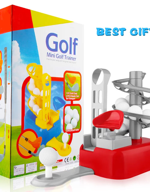 Load image into Gallery viewer, Kids Golf Play Set Sports Toys Outdoor and Indoor Play Golf, 15 Golf and Club Birthday Gifts for 3-10 Years Old Kids, Red
