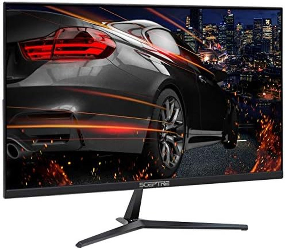 E255B-1658A 25" 165Hz 144Hz 1Ms AMD Freesync Gaming LED Monitor 2X HDMI 2.0 1X Displayport RTS FPS Build-In Speakers, Machine Black, Metallic Black