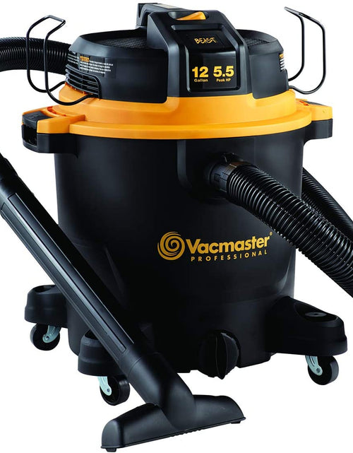 Load image into Gallery viewer, Professional - Professional Wet/Dry Vac, 12 Gallon, Beast Series, 5.5 HP 2-1/2&quot; Hose (VJH1211PF0201) , Black
