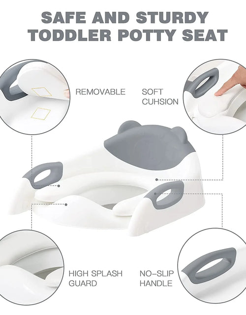 Load image into Gallery viewer, Children&#39;S Pot Soft Baby Potty Plastic Road Pot Infant Cute Baby Toilet Seat Boys &amp; Girls Potty Trainer Seat Stool 0-6 Years Old
