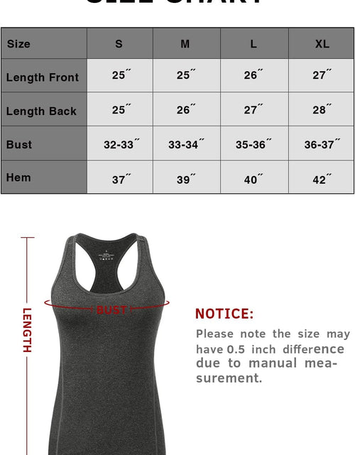 Load image into Gallery viewer, Workout Tank Tops for Women Racerback Athletic Tanks Running Exercise Gym Tank Top - 4 Packs
